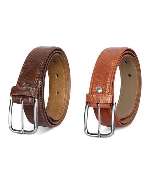 pack of 2 leatherette belt - 19231814 - Very Small Image - 1
