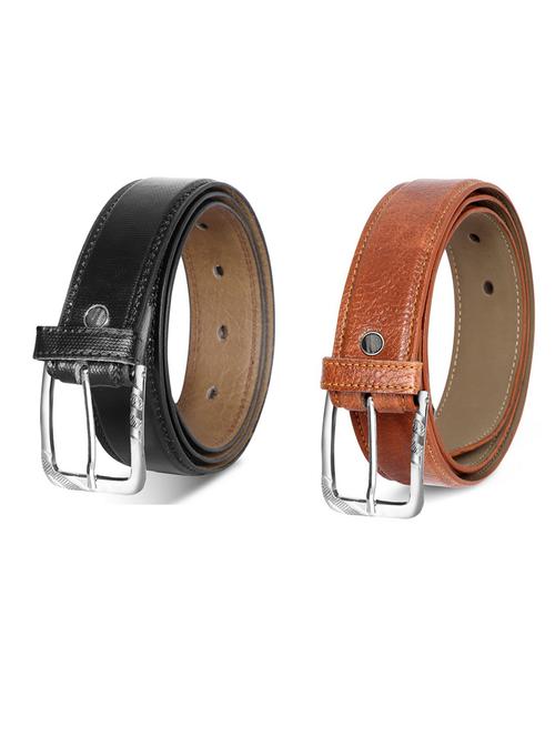 pack of 2 leatherette belt - 19231846 - Very Small Image - 1