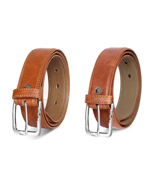 pack of 2 leatherette belt - 19231858 - Very Small Image - 1