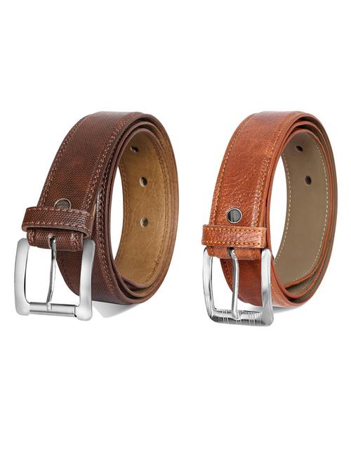 pack of 2 leatherette belt - 19231885 - Very Small Image - 1