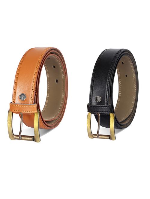 pack of 2 leatherette belt - 19231907 - Very Small Image - 1