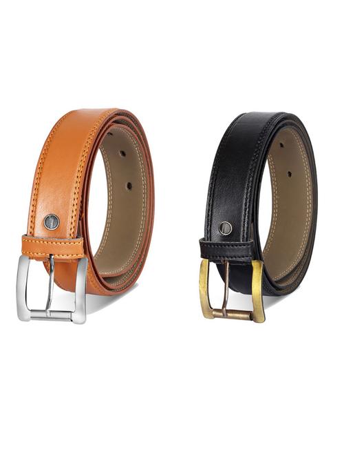 pack of 2 leatherette belt - 19231908 - Very Small Image - 1