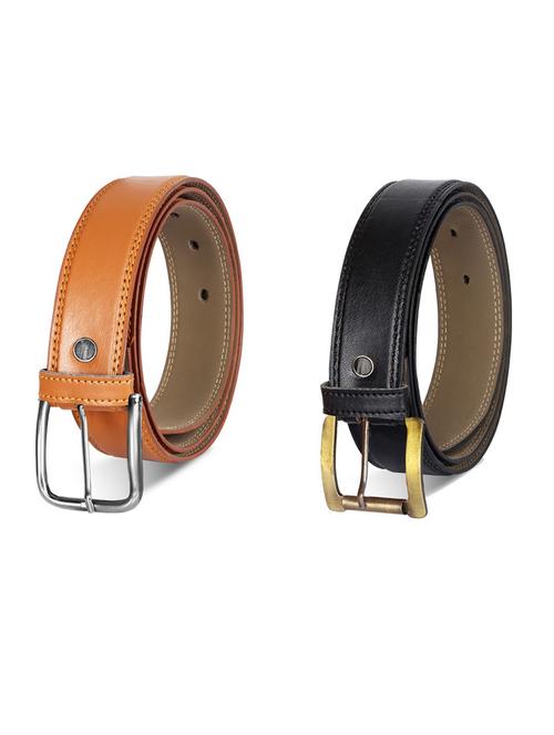 pack of 2 leatherette belt - 19231910 - Very Small Image - 1