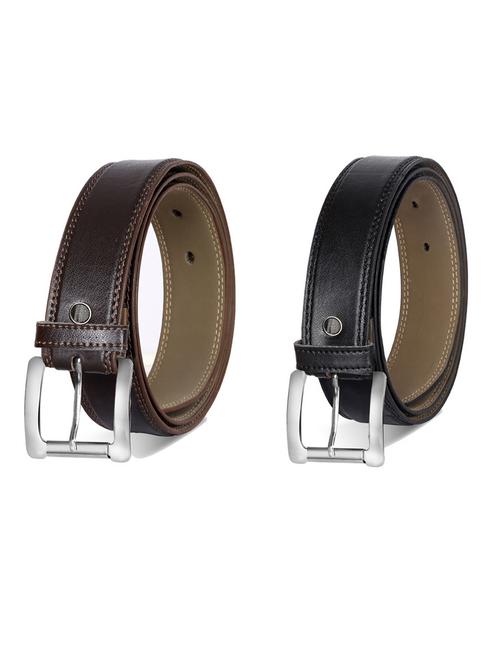 pack of 2 leatherette belt - 19231936 - Very Small Image - 1