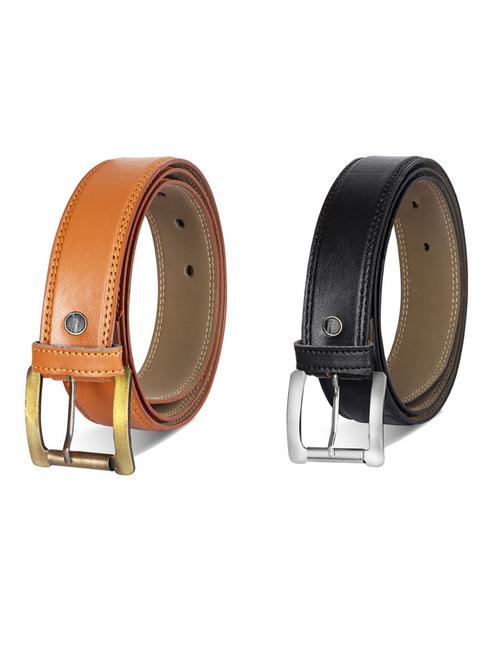pack of 2 leatherette belt - 19231941 - Very Small Image - 1
