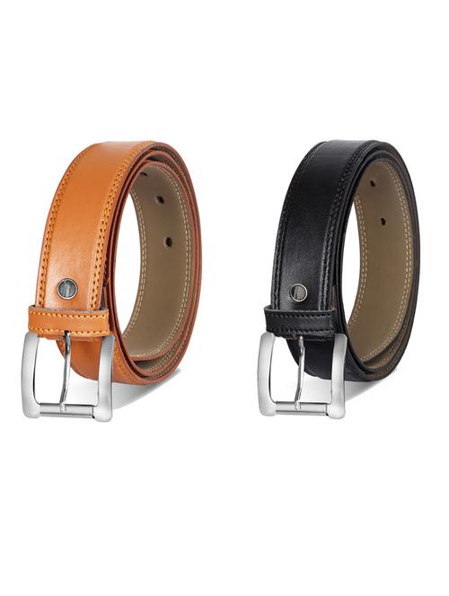 pack of 2 leatherette belt - 19231942 - Very Small Image - 1