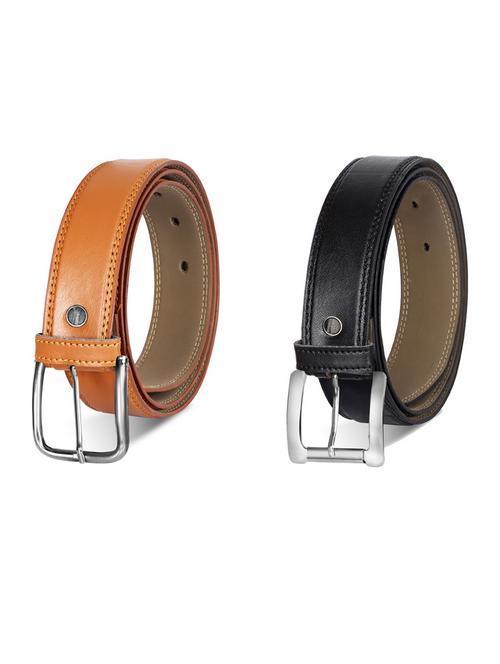 pack of 2 leatherette belt - 19231944 - Very Small Image - 1