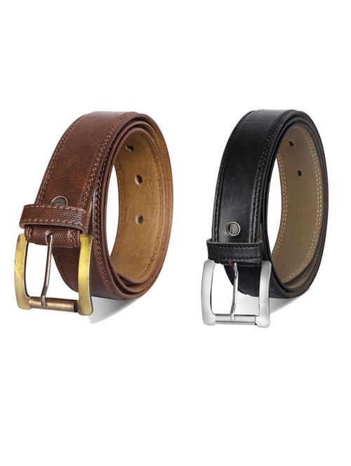 pack of 2 leatherette belt - 19231953 - Very Small Image - 1