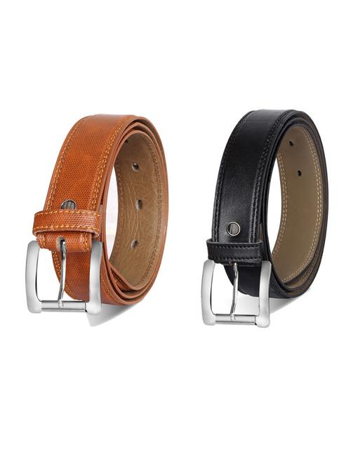 pack of 2 leatherette belt - 19231960 - Very Small Image - 1