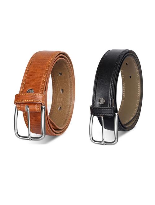 pack of 2 leatherette belt - 19232027 - Very Small Image - 1