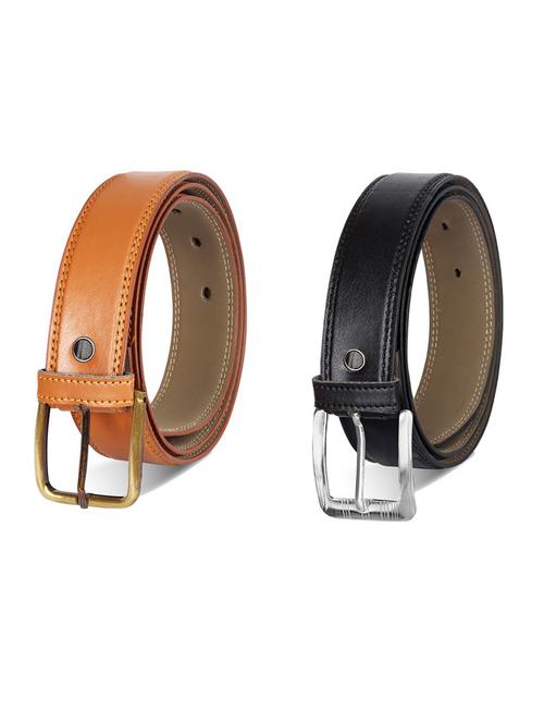 pack of 2 leatherette belt - 19232068 - Very Small Image - 1