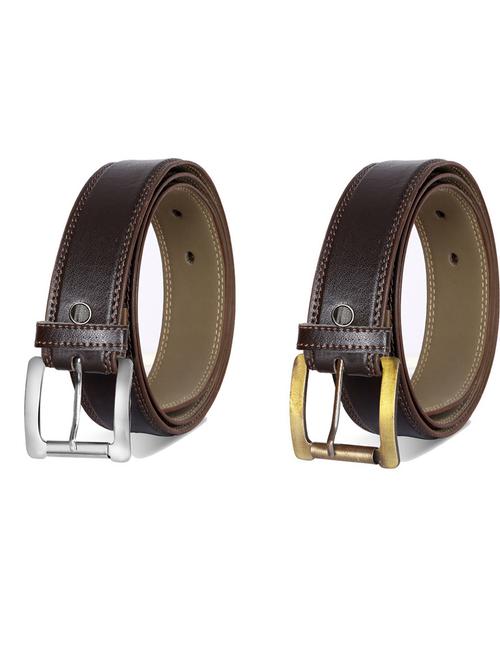 pack of 2 leatherette belt - 19232090 - Very Small Image - 1