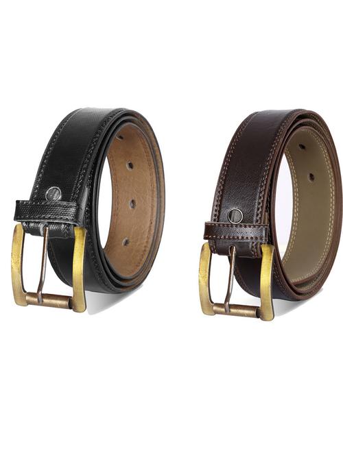 pack of 2 leatherette belt - 19232100 - Very Small Image - 1