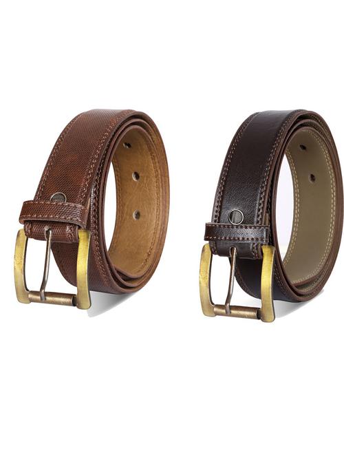 pack of 2 leatherette belt - 19232106 - Very Small Image - 1
