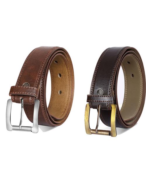 pack of 2 leatherette belt - 19232107 - Very Small Image - 1