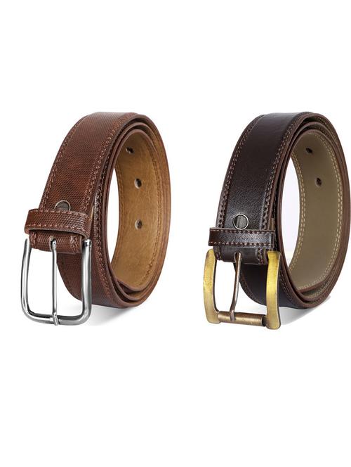 pack of 2 leatherette belt - 19232109 - Very Small Image - 1