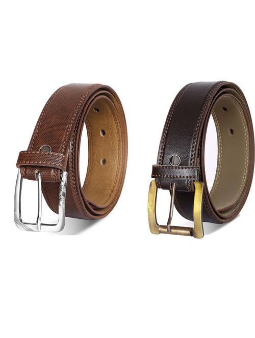 pack of 2 leatherette belt - 19232110 - Very Small Image - 1