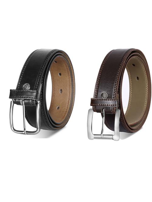 pack of 2 leatherette belt - 19232130 - Very Small Image - 1