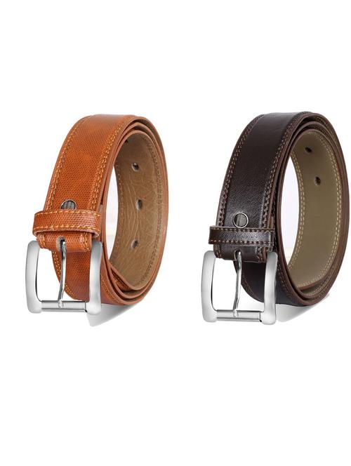 pack of 2 leatherette belt - 19232140 - Very Small Image - 1