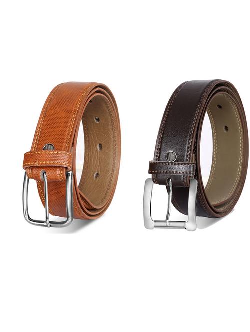 pack of 2 leatherette belt - 19232142 - Very Small Image - 1
