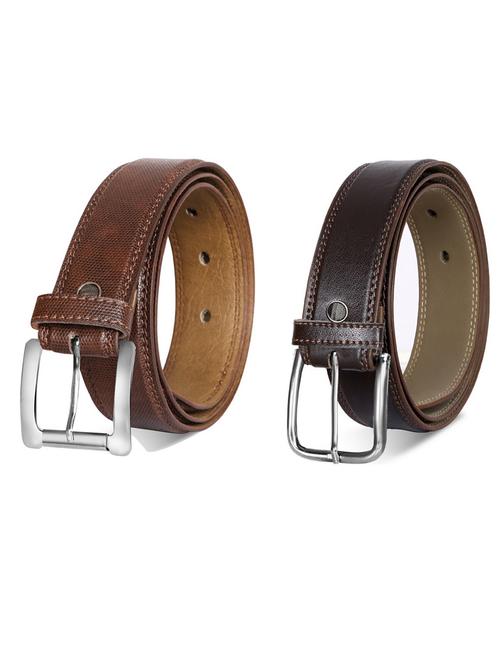 pack of 2 leatherette belt - 19232185 - Very Small Image - 1