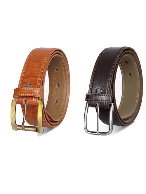 pack of 2 leatherette belt - 19232190 - Very Small Image - 1