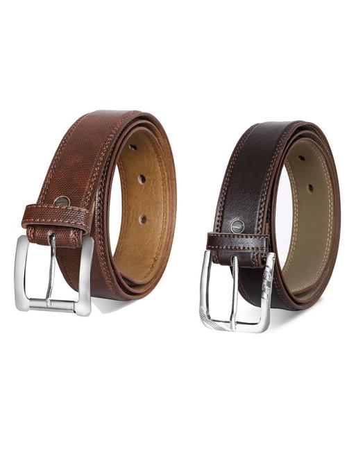 pack of 2 leatherette belt - 19232210 - Very Small Image - 1