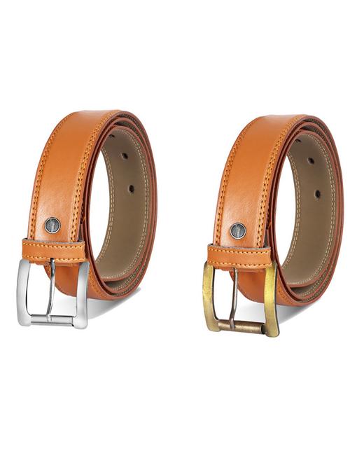 pack of 2 leatherette belt - 19232245 - Very Small Image - 1