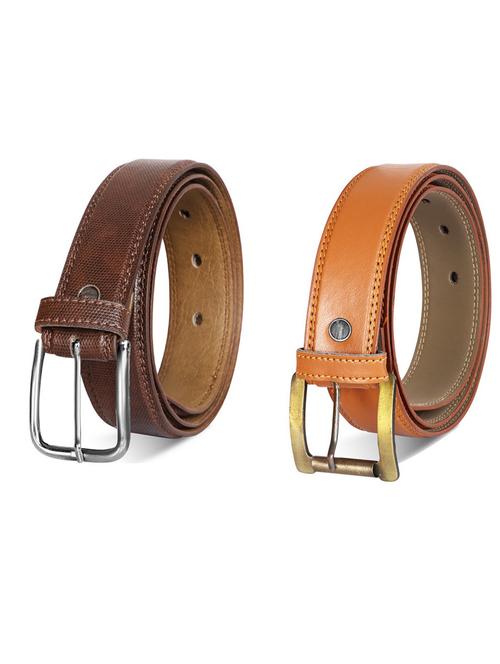 pack of 2 leatherette belt - 19232259 - Very Small Image - 1