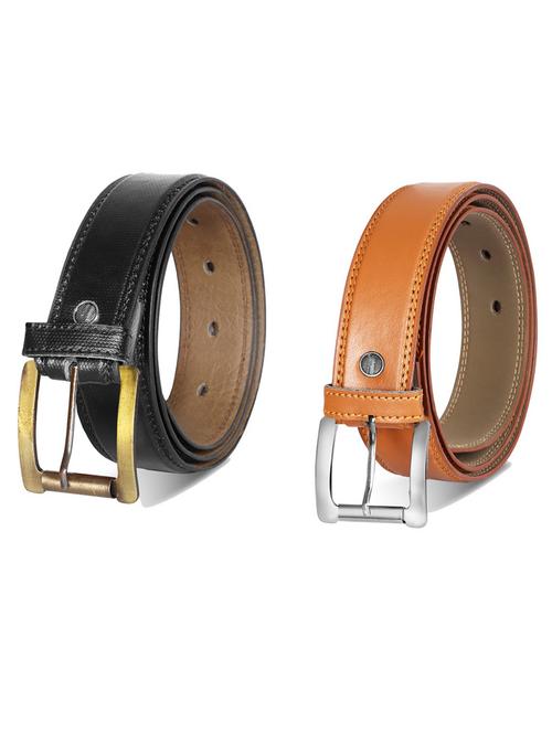 pack of 2 leatherette belt - 19232272 - Very Small Image - 1