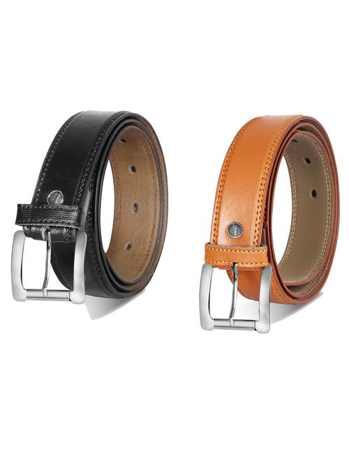 pack of 2 leatherette belt - 19232273 - Very Small Image - 1