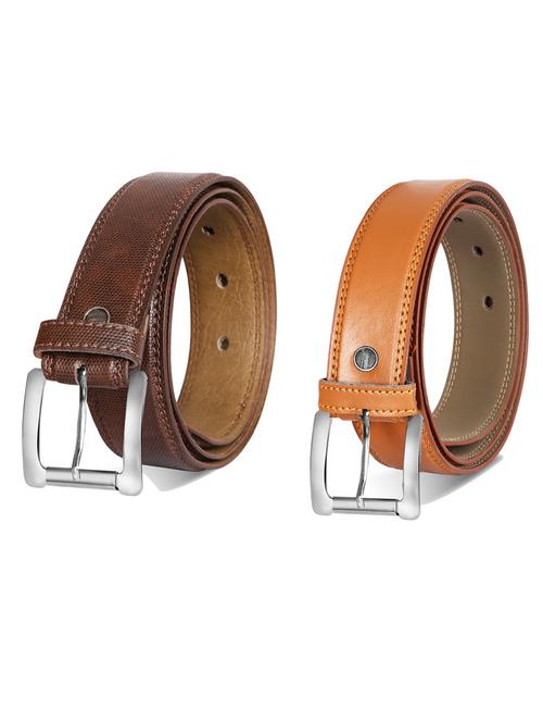 pack of 2 leatherette belt - 19232279 - Very Small Image - 1
