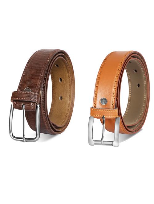 pack of 2 leatherette belt - 19232281 - Very Small Image - 1