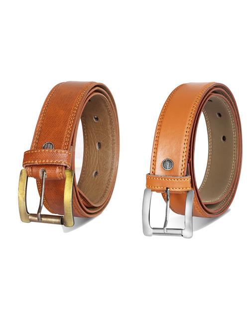 pack of 2 leatherette belt - 19232284 - Very Small Image - 1
