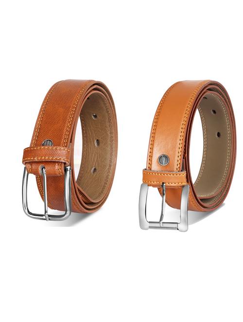 pack of 2 leatherette belt - 19232287 - Very Small Image - 1