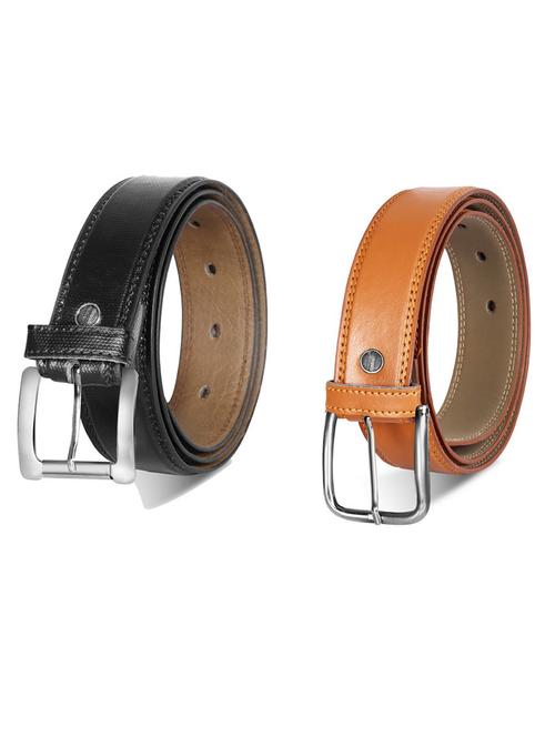 pack of 2 leatherette belt - 19232314 - Very Small Image - 1
