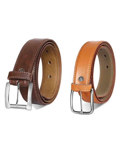 pack of 2 leatherette belt - 19232320 - Very Small Image - 1