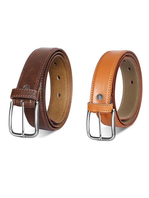 pack of 2 leatherette belt - 19232322 - Very Small Image - 1