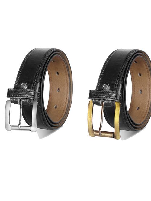 pack of 2 leatherette belt - 19232368 - Very Small Image - 1