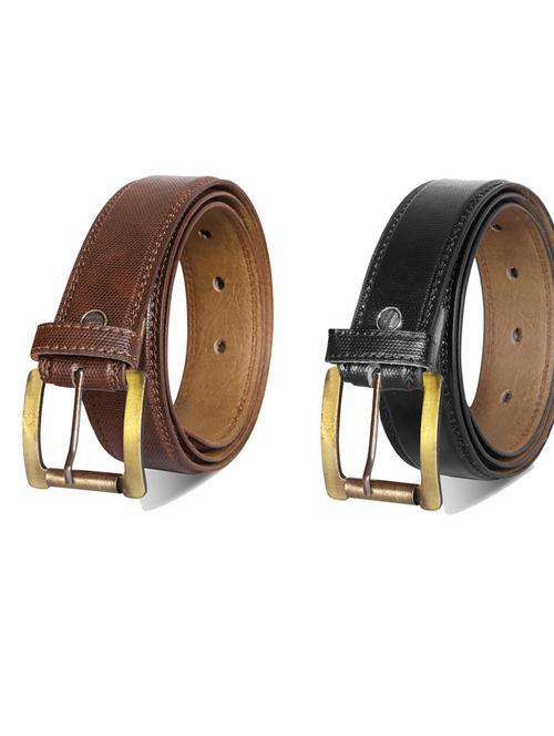 pack of 2 leatherette belt - 19232373 - Very Small Image - 1