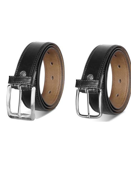 pack of 2 leatherette belt - 19232417 - Very Small Image - 1