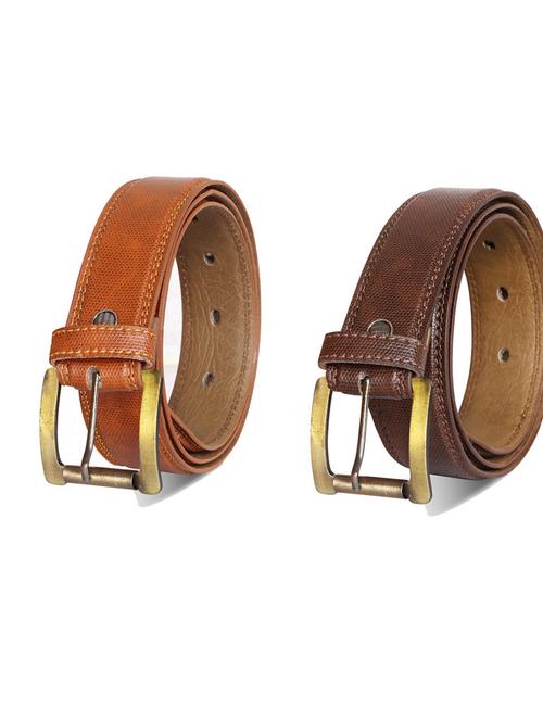 pack of 2 leatherette belt - 19232460 - Very Small Image - 1