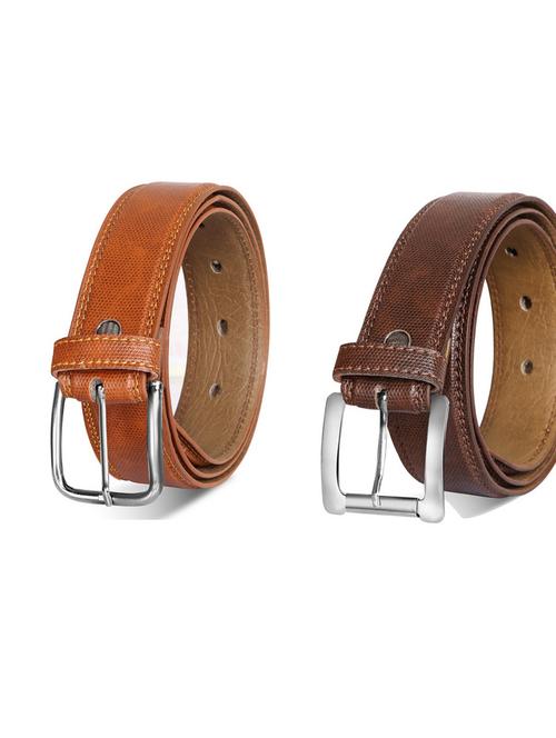 pack of 2 leatherette belt - 19232473 - Very Small Image - 1