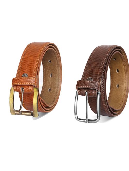 pack of 2 leatherette belt - 19232487 - Very Small Image - 1