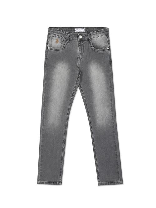 boy's plain slim fit jeans - 19232670 - Very Small Image - 1
