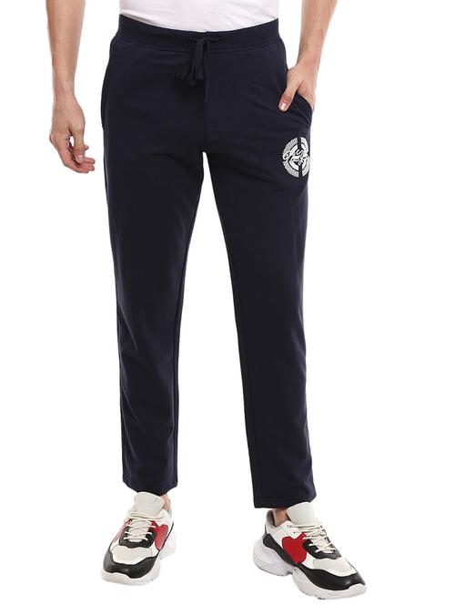 navy blue full length track pant - 19242499 - Very Small Image - 1