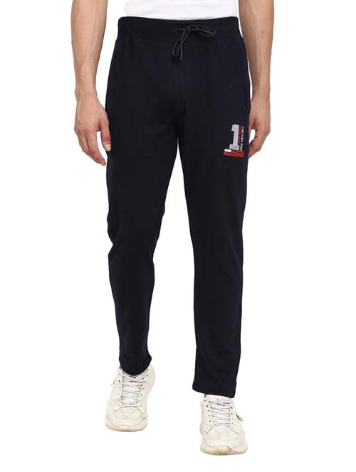 navy blue full length track pant - 19242561 - Very Small Image - 1