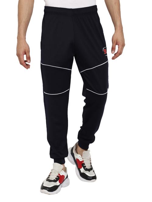 navy blue full length track pant - 19242623 - Very Small Image - 1