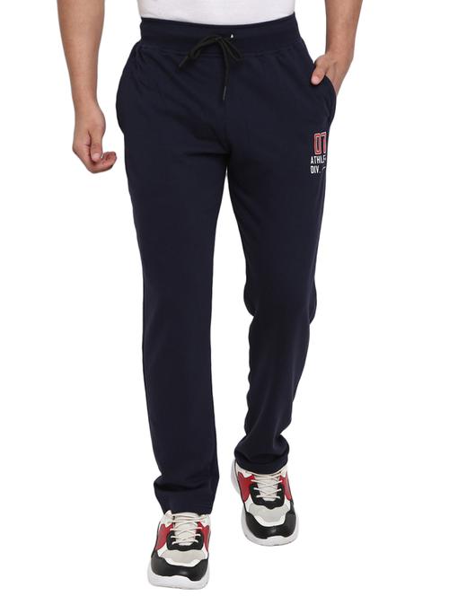 navy blue full length track pant - 19242650 - Very Small Image - 1
