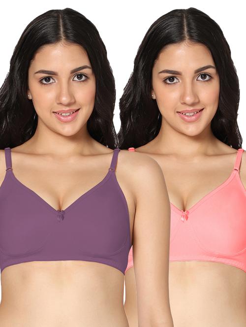 pack of 2 solid t-shirt bra - 19242708 - Very Small Image - 1
